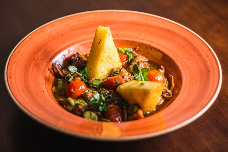 Shortfin squid stew