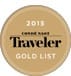 2015 Traveler gold list award