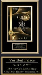 Condé Nast Traveller award